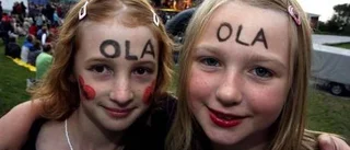 Glitter och glam när The Ark kom till ön