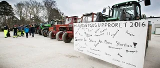 Traktorer skapade kaos på Öster
