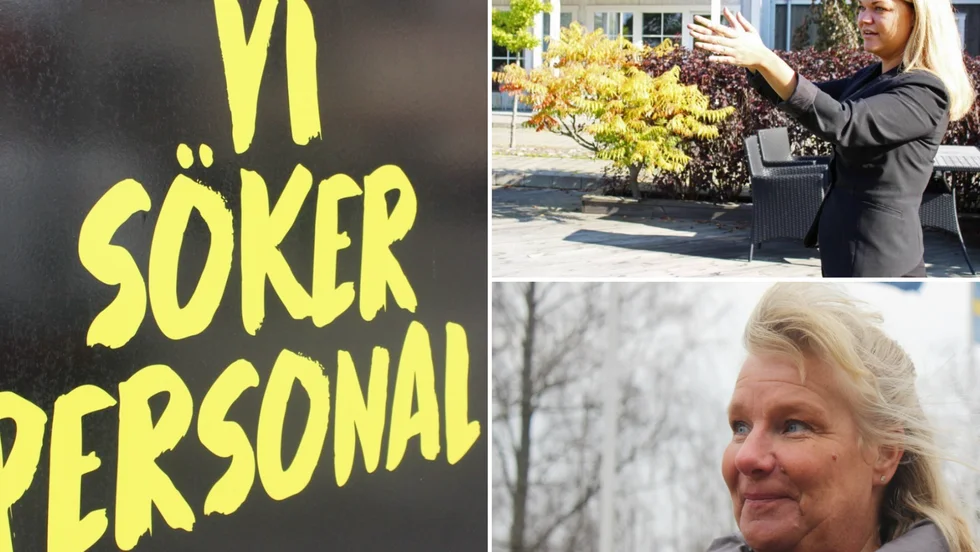 Sigrid Persdotter och Pernilla Eriksson säger att personaljakten varit svår i år.