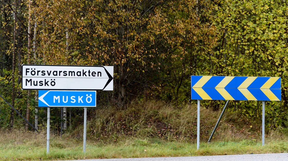 De båda åtalade har hävdat att de trodde att Musköbasen inte var aktiv vid tiden för intrånget, men det förekom militär verksamhet i området då, liksom nu. Arkivbild.