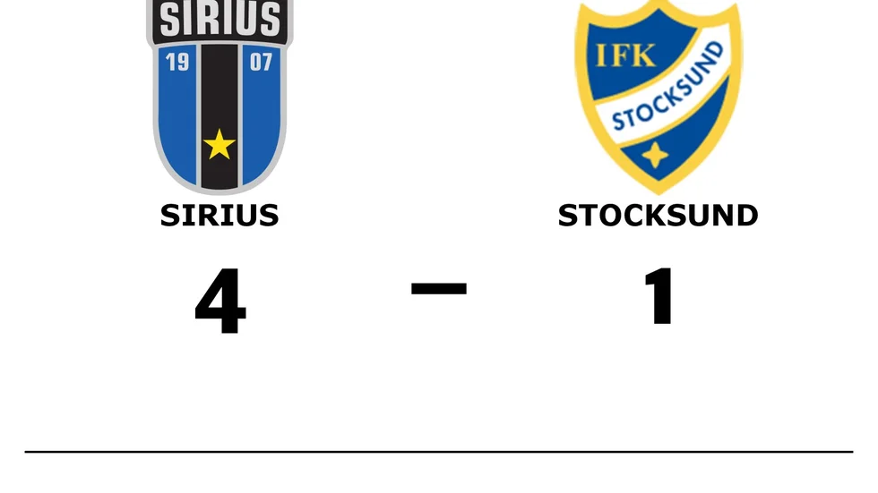 IK Sirius FK vann mot IFK Stocksund
