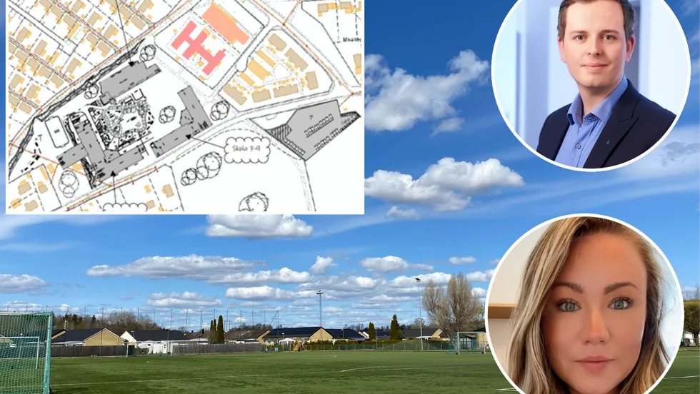 Elin Blomberg (SD) och Johan Graff Andersson (L) är båda kritiska till hur förslaget på en ny skola i Mesta kommunicerats av den styrande politiska majoriteten.