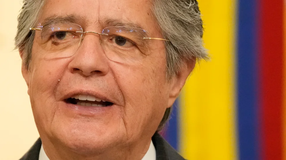 Ecuadors president Guillermo Lasso. Arkivbild.