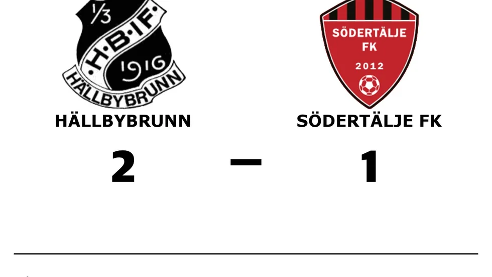 Hällbybrunns IF vann mot Södertälje FK