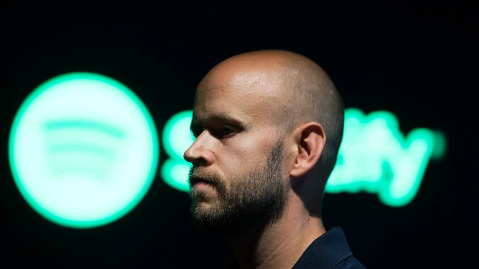 Spotifys grundare Daniel Ek är kritisk mot vad han beskriver som undermåligt konkurrensskydd på den digitala marknaden i USA. Arkivbild.