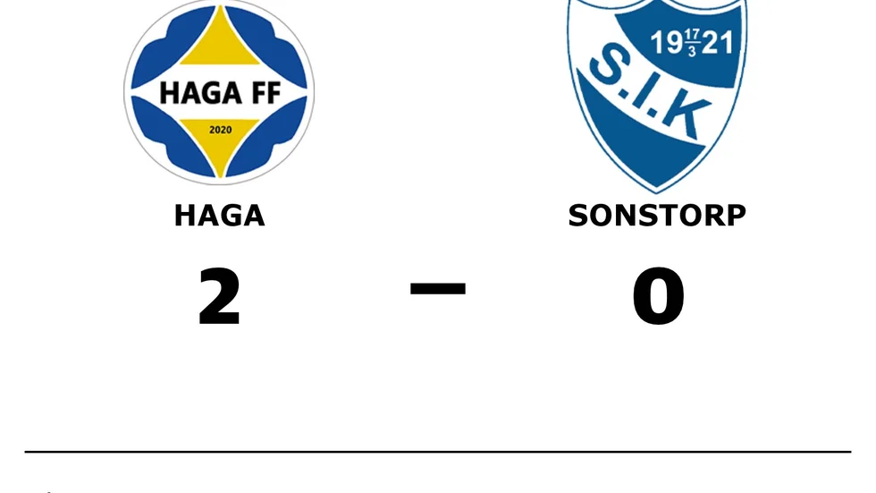 Haga FF vann mot Sonstorps IK