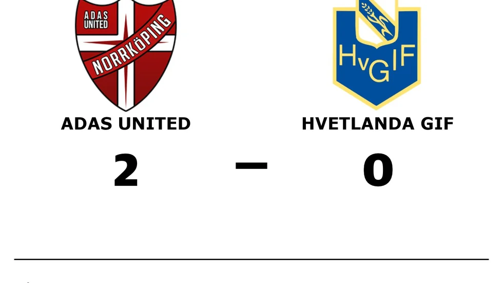 Adas United IF vann mot Hvetlanda GIF