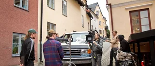 Här spelar de in nya reklamfilmen om Gotland
