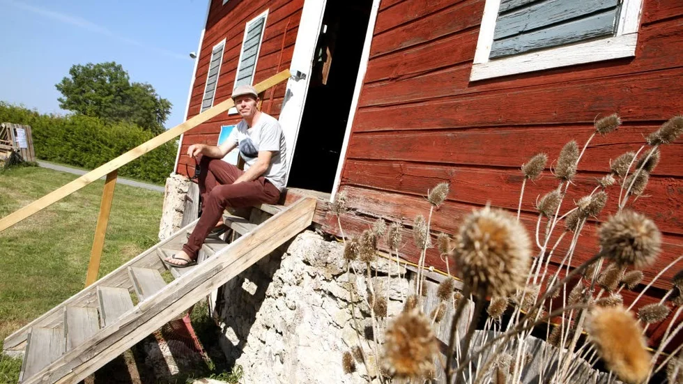 För tre år sedan hade Steve Chadwick aldrig hört talas om Gotland. Nu driver han kulturmagasinet i Ekeby.