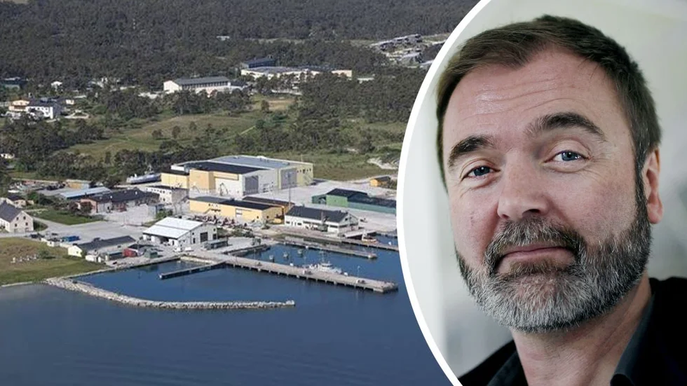 Den före detta militära marinan i Fårösund. Tidigare ägdens den av finansmannen Joachim Kuylenstierna.