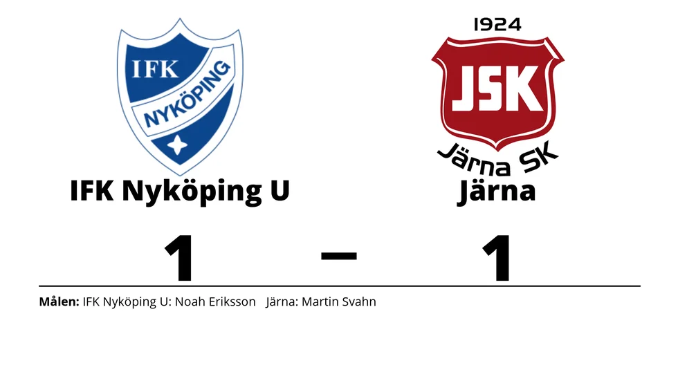 IFK Nyköping U spelade lika mot Järna SK