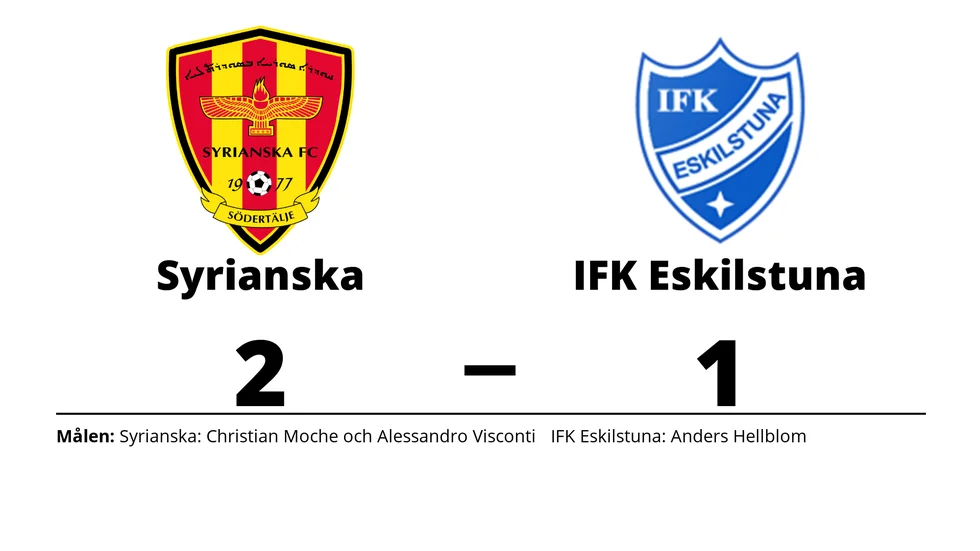Syrianska FC vann mot IFK Eskilstuna