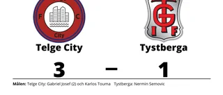 Nermin Semovic enda målskytt när Tystberga föll