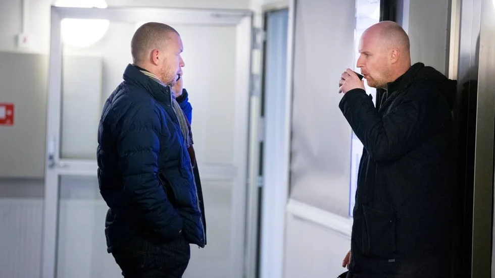 Duo. Stefan "Skuggan" Nilsson och Ulf Engman. Sportchefer i Luleå Hockey.