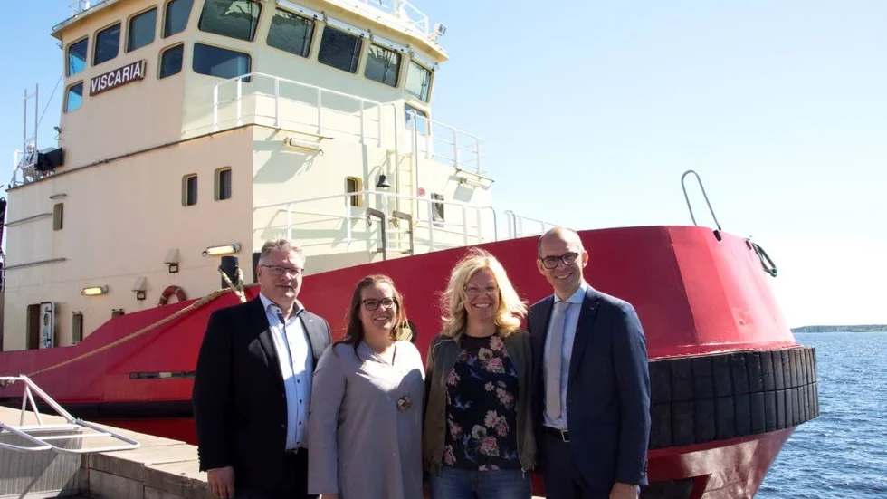 Lyfter fram Luleå. Luleå hamns vd Henrik Vuorinen, samhällsstrategen Emma Aludden och S-politikerna Lenita Ericson och Niklas Nordström är några av Norrbottens representanter i Almedalen.