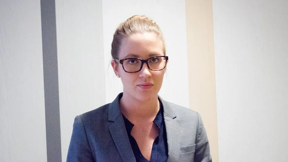 Advokat. Frida Larsson från Advokatbyrån Kaiding i Kalix företräder Mohammad Jafari.