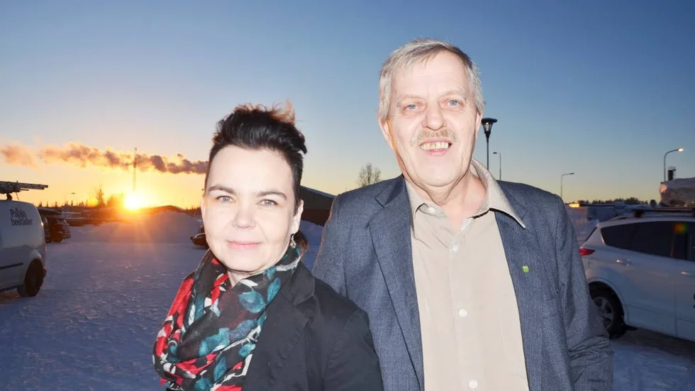Kommunalråden. Anna Kumpula Kostet (V) och Jan Larsson (S).