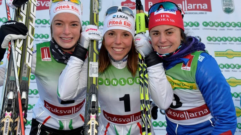 Succé. I början av säsongen 2014/2015 fick Piteååkaren sitt stora genombrott i Sverigepremiären när hon slutade tvåa bakom Charlotte Kalla och före Anna Haag.