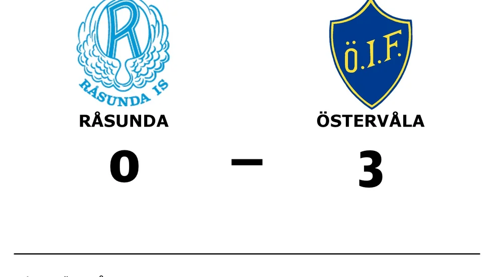 Råsunda IS förlorade mot Östervåla IF