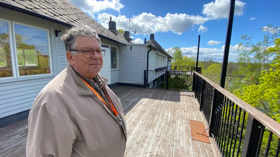 Arne Johansson är teknisk förvaltare på Kfast och den som håller i trådarna för ombyggnaden av Holmbergets restaurang.