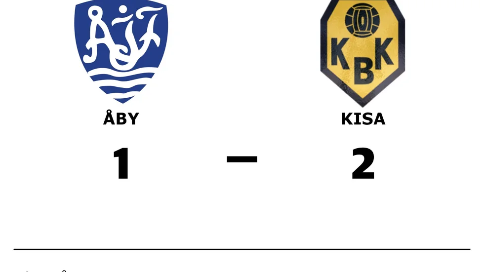 Åby IF förlorade mot Kisa BK