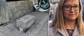 Omtyckta skulpturen stulen – kan tvingas gjuta ny för 50 000 • "Jättetråkigt"