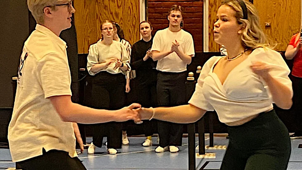 August Selgeryd och Hanna Ardbäck vann vuxen C-klassen vid Enabuggen i Fjärdhundra.