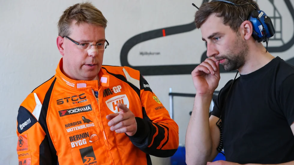 Mattias Andersson var inte nöjd med domslutet som kostade honom en pallplats i helgens sista race.