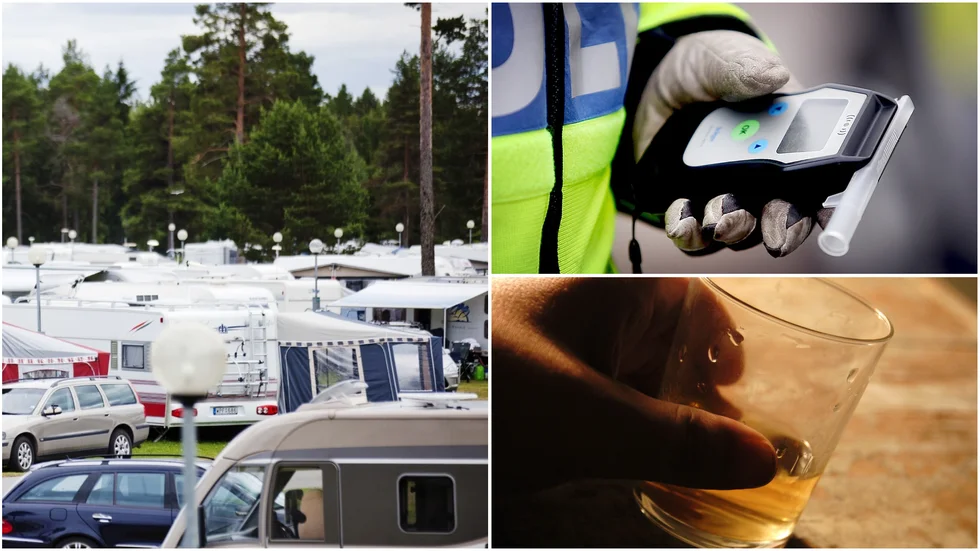 Efter en blöt kväll på Pite havsbads camping packade paret plötsligt ihop och körde hem. Enligt vittnen var det mannen som körde men när paret stoppades av polisen var det kvinnan som satt bakom ratten.