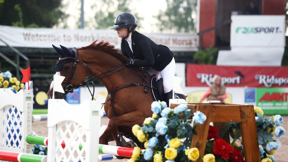 Agnes Claesson red felfritt och snabbt på torsdagen i Åby.