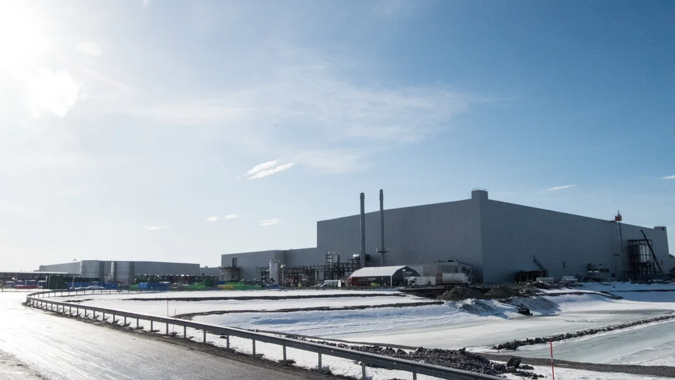 Batterifabriken Northvolt i Skellefteå kommer att bli Europas största.