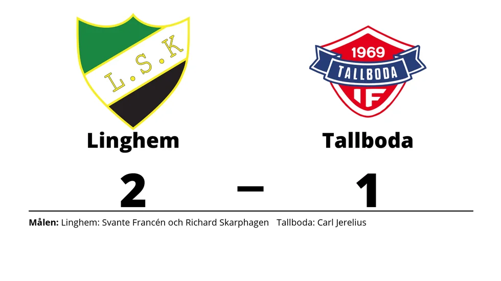Linghems SK vann mot Tallboda IF