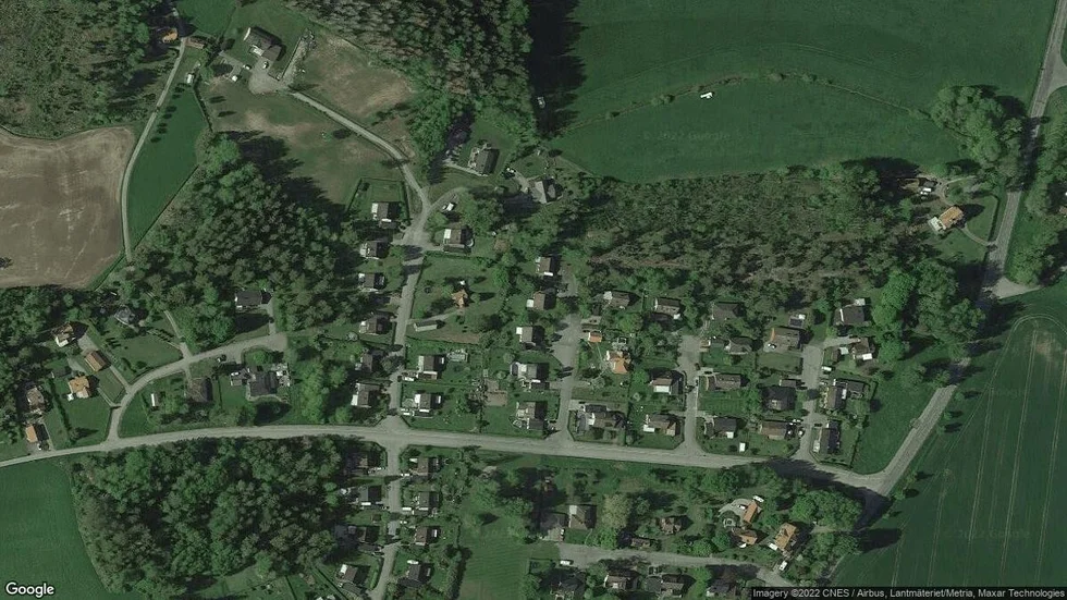 Området kring Hedensbergsvägen 7