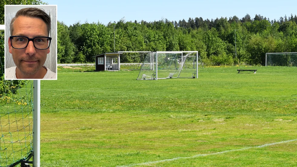 Anders Svanborg, ordförande i Kågedalens AIF, blickar ut mot en spännande framtid på sportfältet i Kåge.