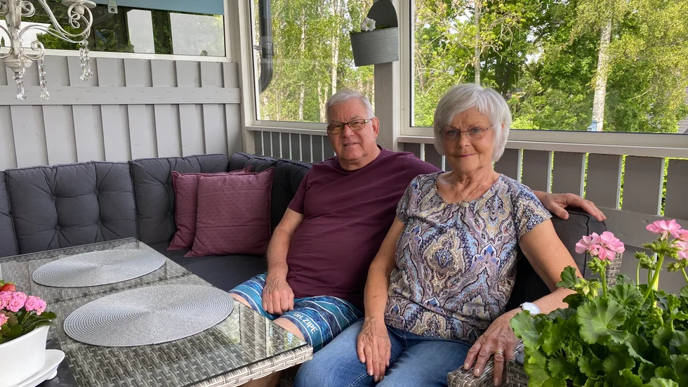 Johnny & Else-Marie Nilsson har varit gifta i 52 år och har trädgården är ett av deras största gemensamma intresse.