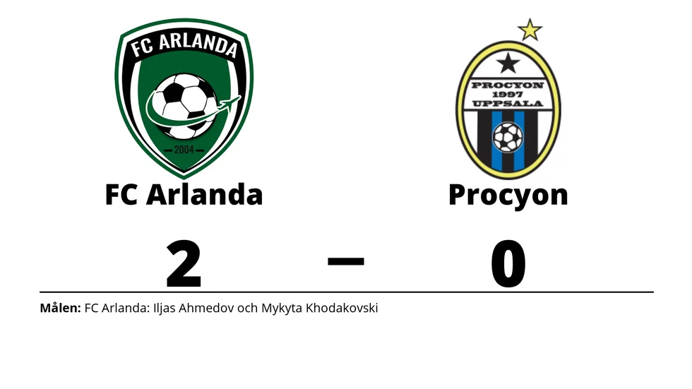 FC Arlanda vann mot Procyon BK