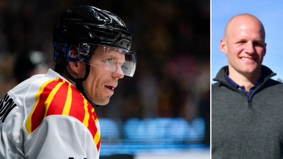 Almtunas sportchef Tony Mårtensson (t h) bekräftar att klubben har samtal med förre Brynässpelaren Nicklas Danielsson.