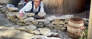 Så bygger du snyggt med sten • Skapa ditt eget Gotlandsparadis • ”Jätteenkelt med bara kalksten”