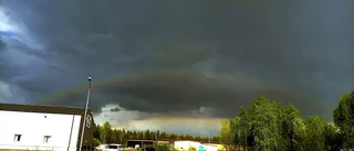 Dramatisk himmel över Boden   