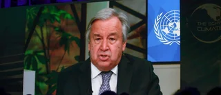 Guterres varnar för passivitet i klimatarbetet