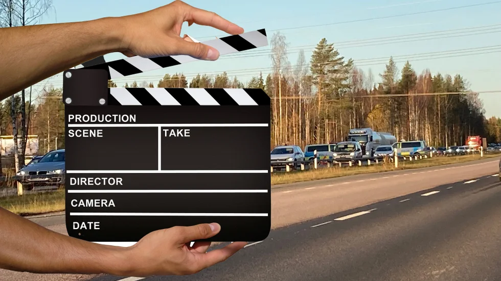 En sträcka av väg 97 stängs av under onsdagen på grund av en filminspelning.