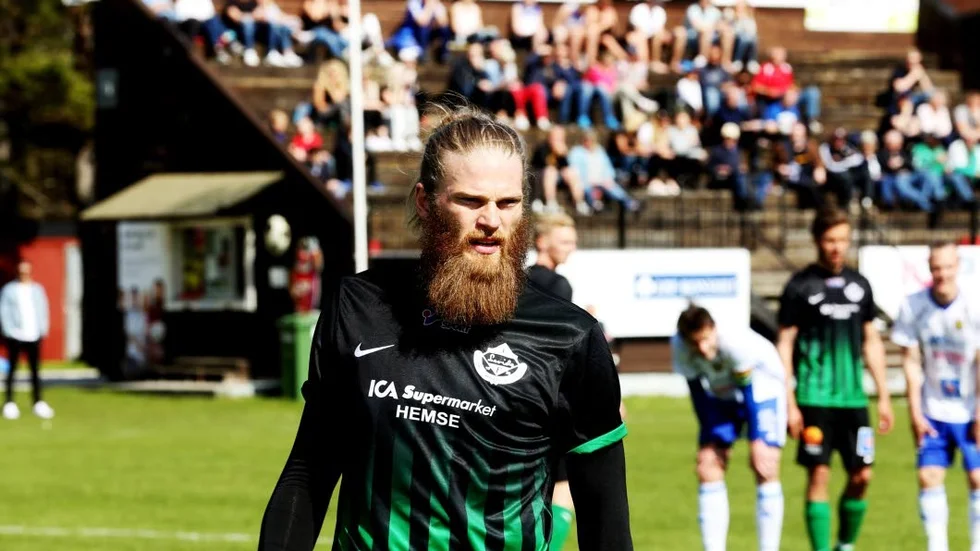 Målskytt. Christian Zachrisson gjorde Levides mål på frispark.