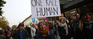 Folk ropade: Inga rasister på våra gator