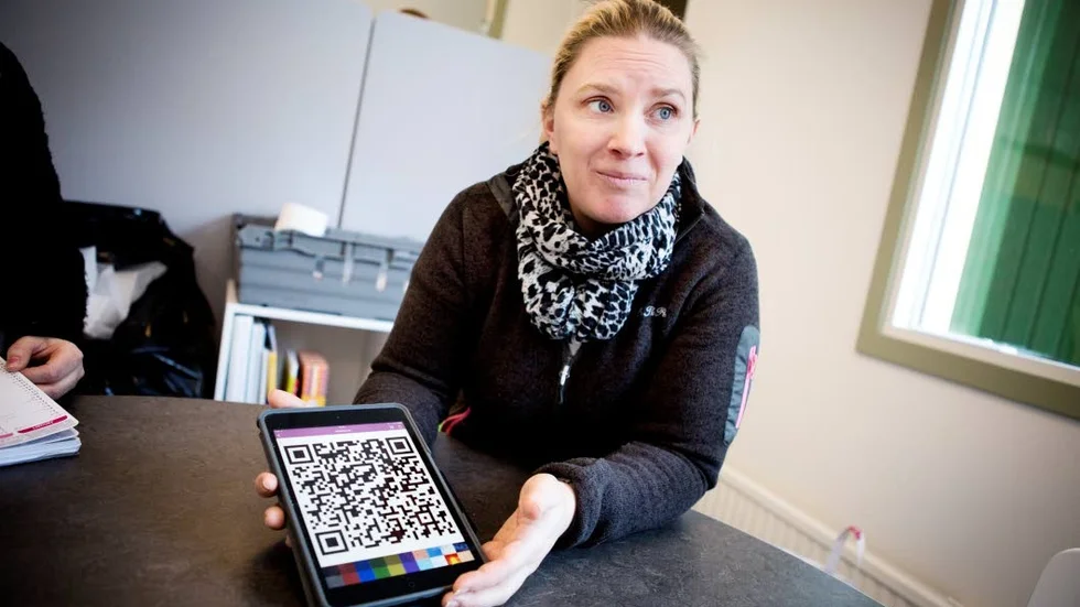 Pedagogiskt verktyg. "Barnen får inte sitta hur länge som helst, vi har gränser och den låses till ett program så att de inte kan klicka sig vidare", säger Karin Hellman.