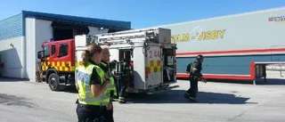 Brand vid Posten på Skarphäll