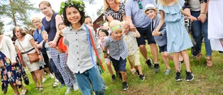 Soligt midsommarfirande i Byske
