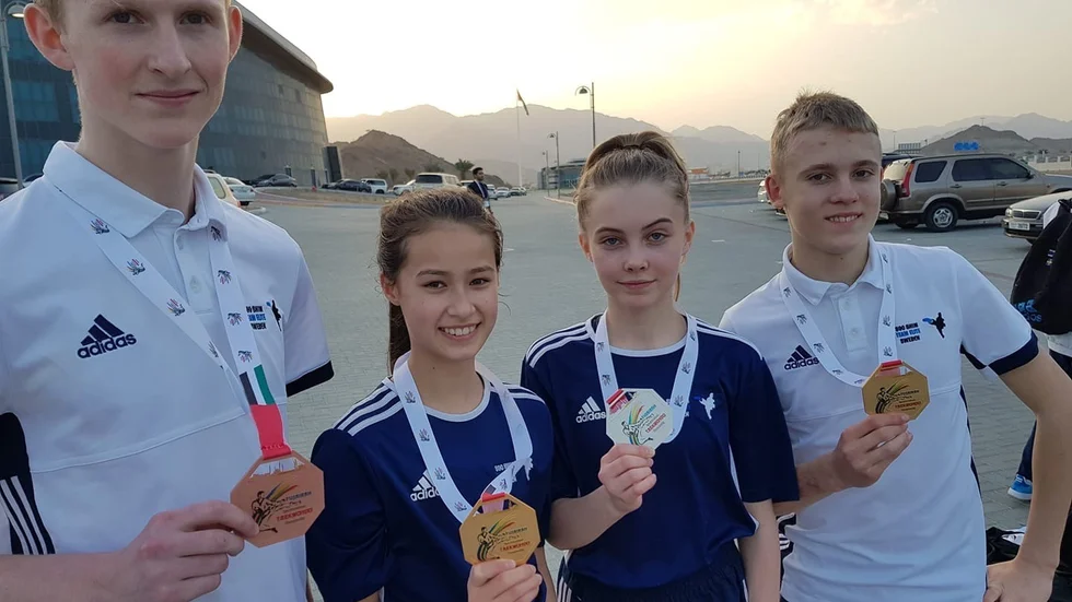 Ludvig Lövstrand tog brons, Anna Holmström silver, Indra Bodén guld och Albin Fältman guld i Fujairah Open, Förenade Arabemiraten.