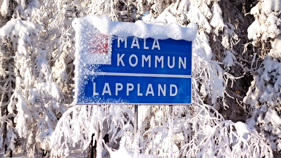 Malå fick mycket snö förra veckan.