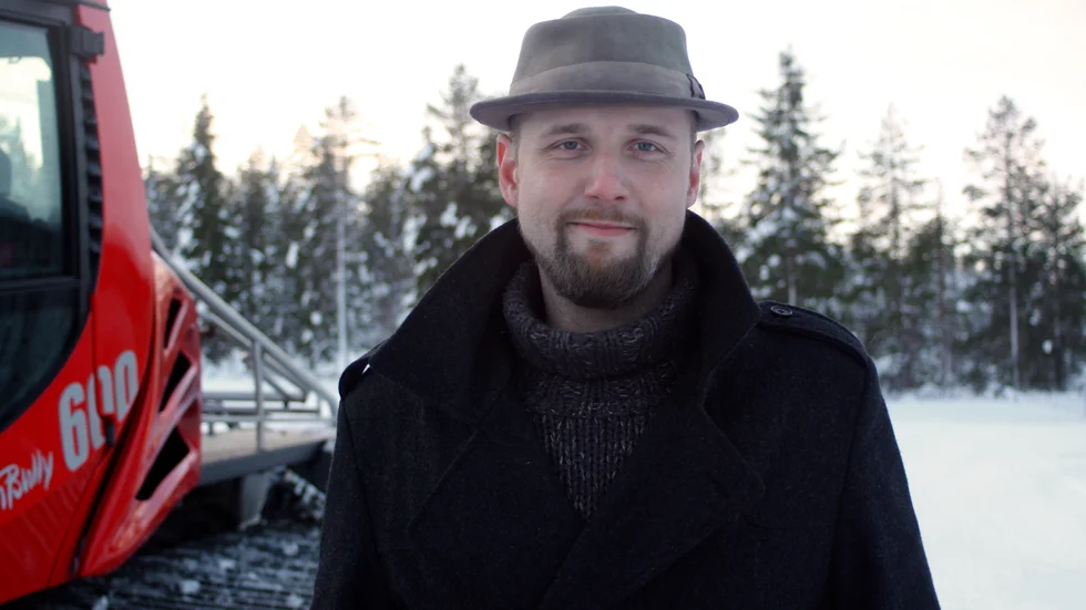 Oscar Almqvist är en av de nya heltidsanställda hos Storklinta Skidcenter.