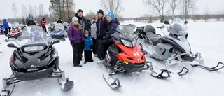 Skoterkafé blev lyckad sportlovsutflykt